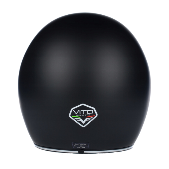 Casque Jet VITO Special Noir Mat