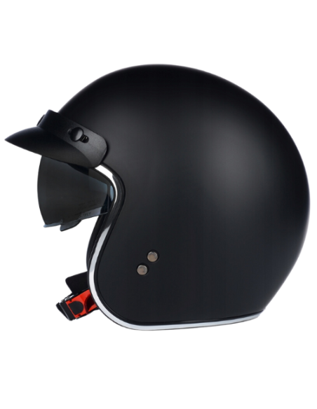 Casque Jet VITO Special Noir Mat