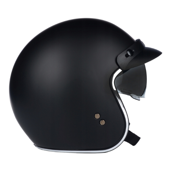 Casque Jet VITO Special Noir Mat