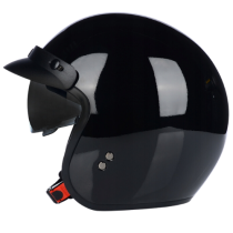 Casque Jet VITO Special Noir Brillant 2