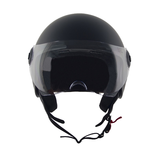 Casque Jet VITO Loreto Noir Mat