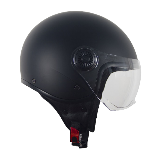 Casque Jet VITO Loreto Noir Mat