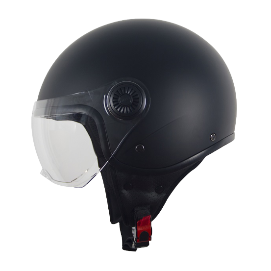 Casque Jet VITO Loreto Noir Mat