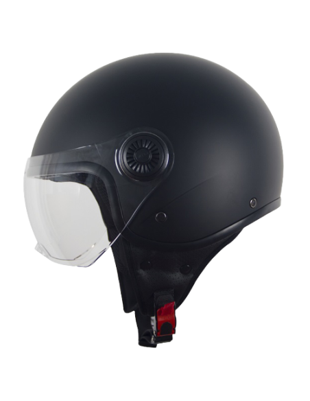 Casque Jet VITO Loreto Noir Mat