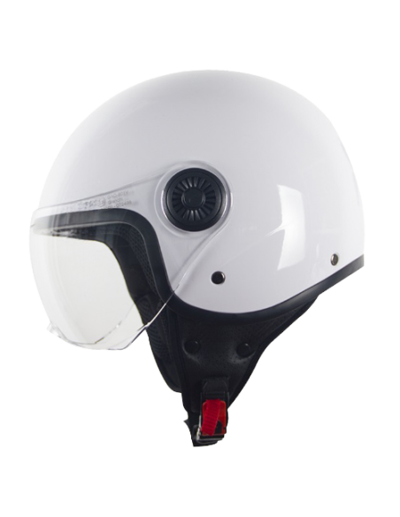 Casque Jet VITO Loreto Blanc Brillant