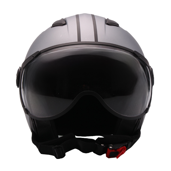 Casque Jet VITO Moda Gris Mat