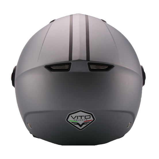 Casque Jet VITO Moda Gris Mat