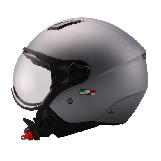 Casque Jet VITO Moda Gris Mat
