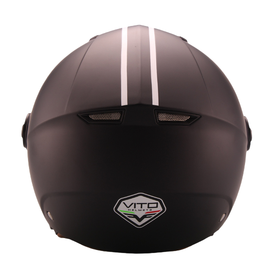 Casque Jet VITO Moda Noir Mat