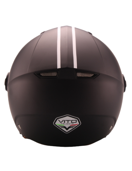 Casque Jet VITO Moda Noir Mat
