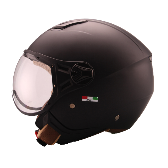 Casque Jet VITO Moda Noir Mat