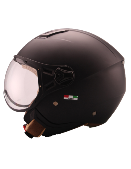 Casque Jet VITO Moda Noir Mat