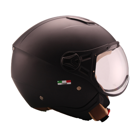 Casque Jet VITO Moda Noir Mat