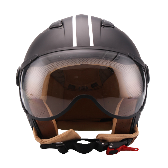 Casque Jet VITO Moda Noir Mat