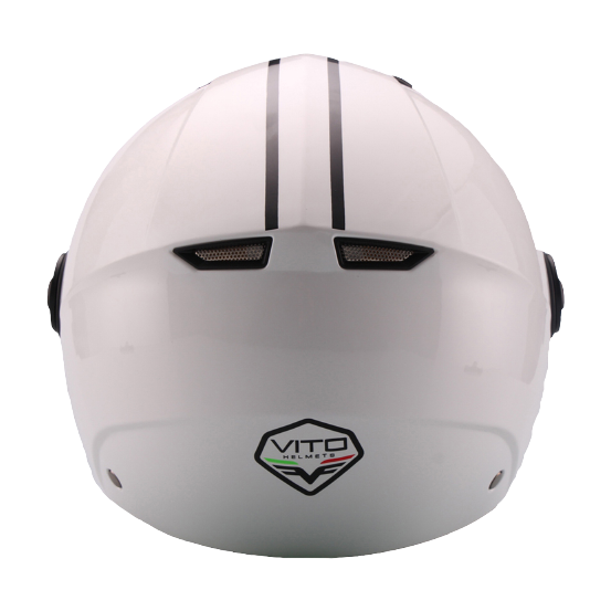 Casque Jet VITO Moda Blanc Brillant