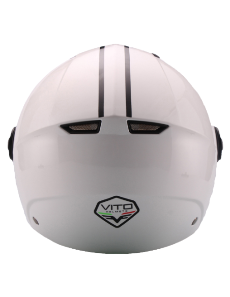 Casque Jet VITO Moda Blanc Brillant