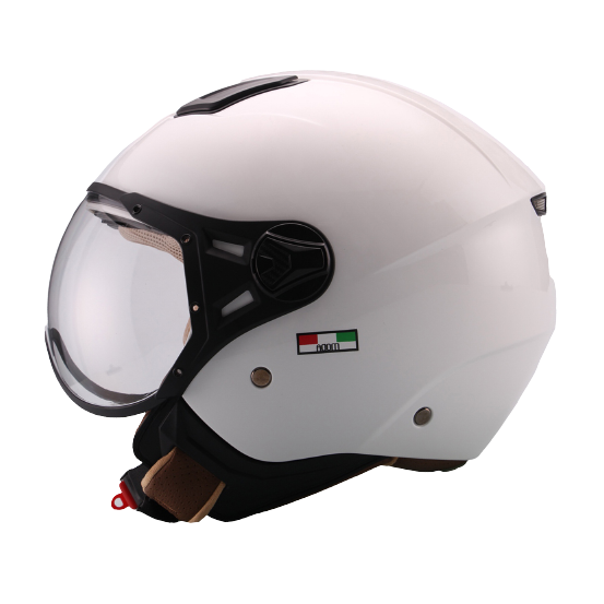 Casque Jet VITO Moda Blanc Brillant