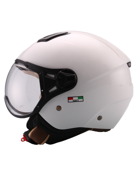 Casque Jet VITO Moda Blanc Brillant