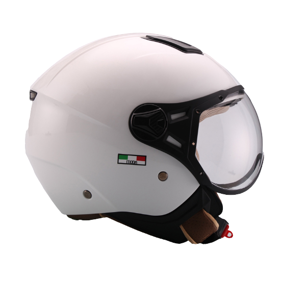 Casque Jet VITO Moda Blanc Brillant