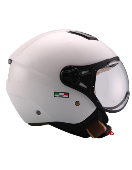 Casque Jet VITO Moda Blanc Brillant