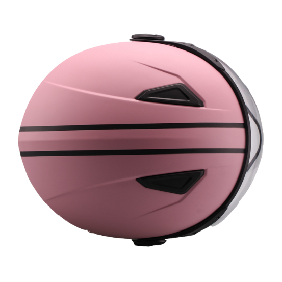 Casque Jet VITO Moda Rose Mat