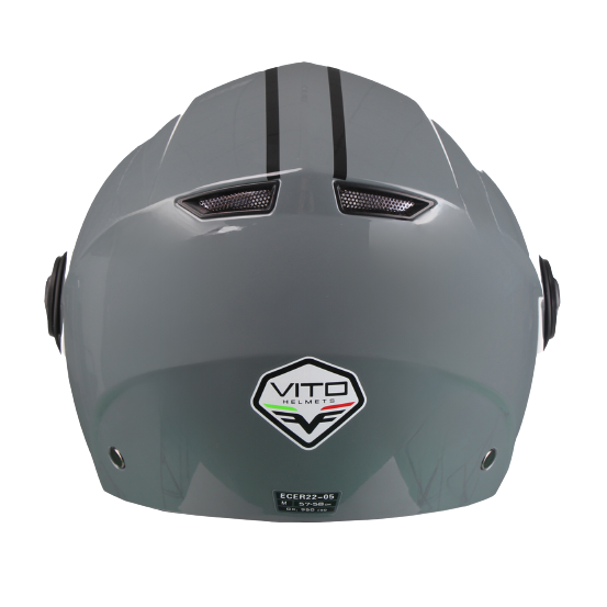 Casque Jet VITO Moda Gris Nardo
