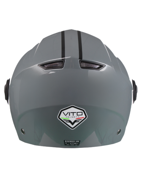 Casque Jet VITO Moda Gris Nardo
