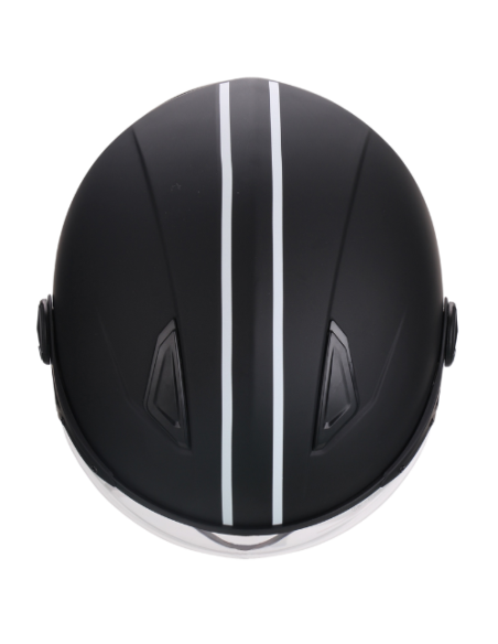 Casque Jet VITO Moda Notte Noir Mat