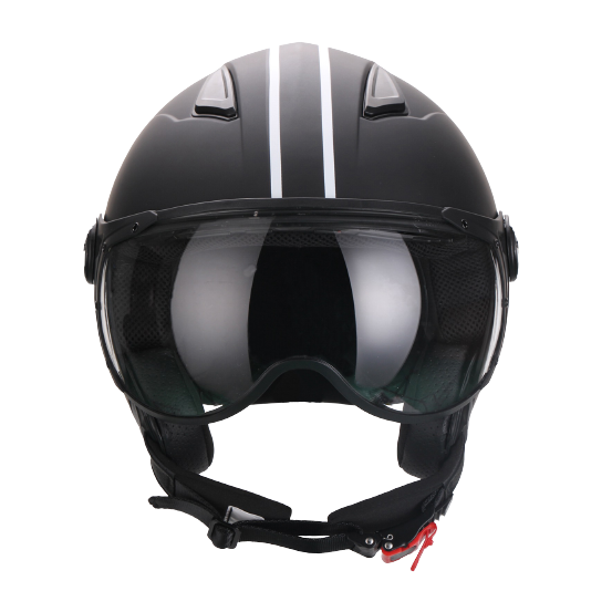 Casque Jet VITO Moda Notte Noir Mat