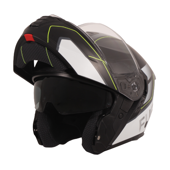 Casque modulable VITO Furio Noir / Fluo