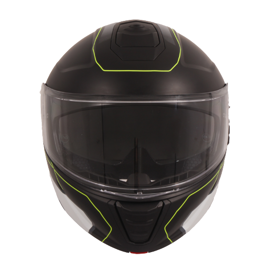 Casque modulable VITO Furio Noir / Fluo