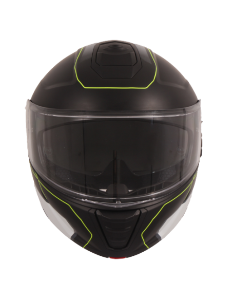Casque modulable VITO Furio Noir / Fluo