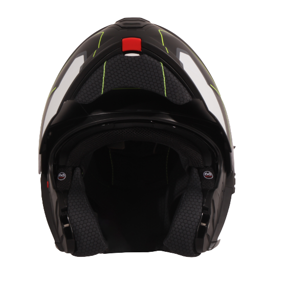 Casque modulable VITO Furio Noir / Fluo