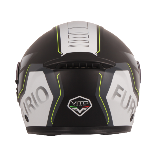 Casque modulable VITO Furio Noir / Fluo