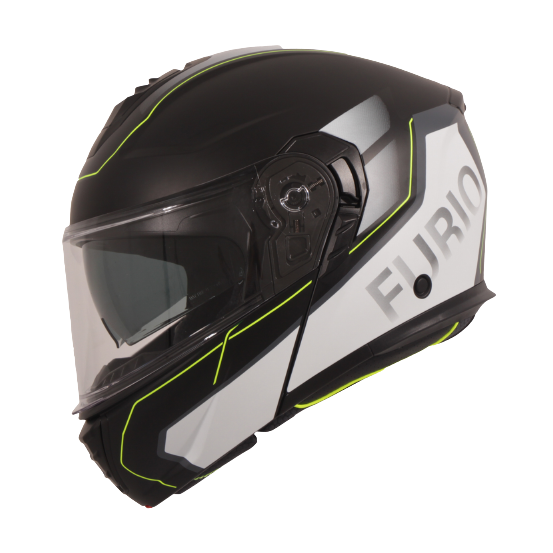 Casque modulable VITO Furio Noir / Fluo
