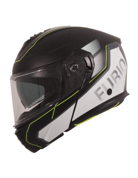 Casque modulable VITO Furio Noir / Fluo