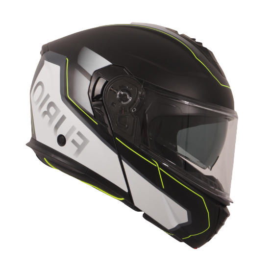 Casque modulable VITO Furio Noir / Fluo