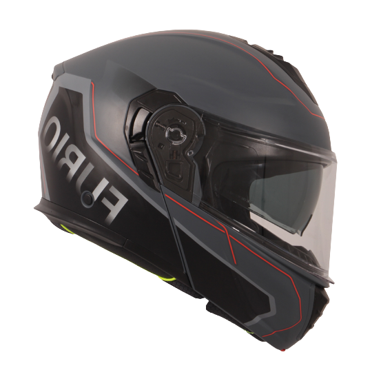 Casque modulable VITO Furio Noir / Rouge