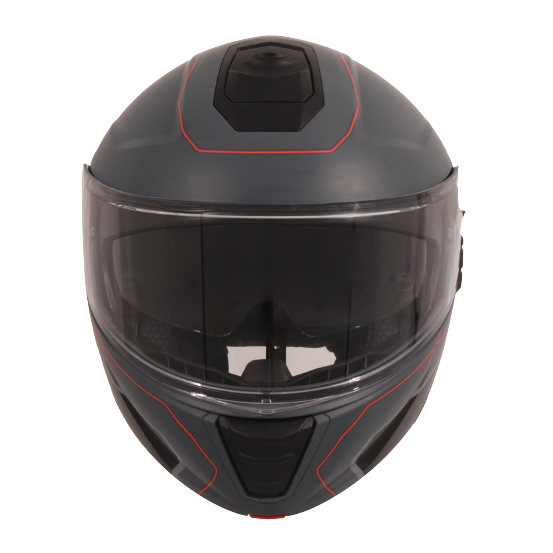 Casque modulable VITO Furio Noir / Rouge