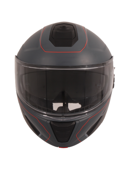 Casque modulable VITO Furio Noir / Rouge