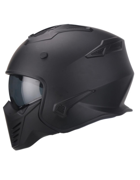 Casque Jet VITO Bruzano Noir Mat