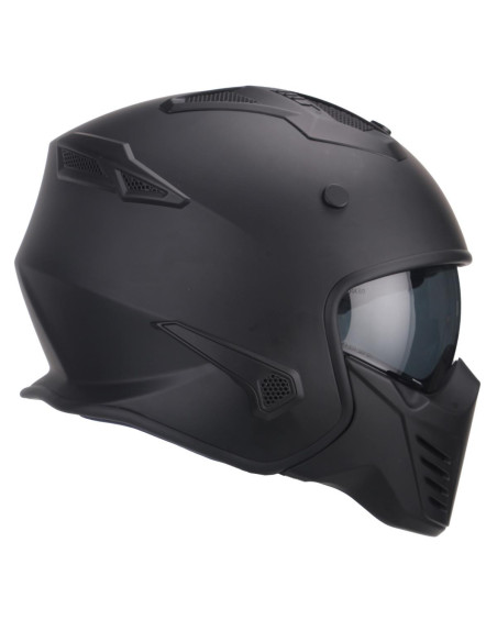 Casque Jet VITO Bruzano Noir Mat