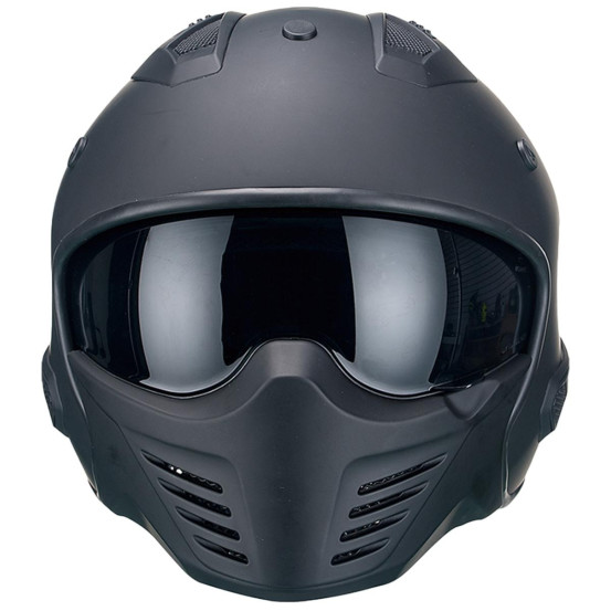 Casque Jet VITO Bruzano Noir Mat