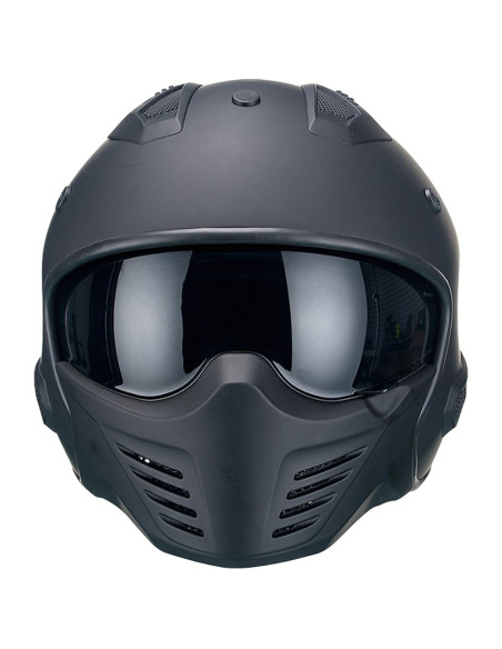 Casque Jet VITO Bruzano Noir Mat