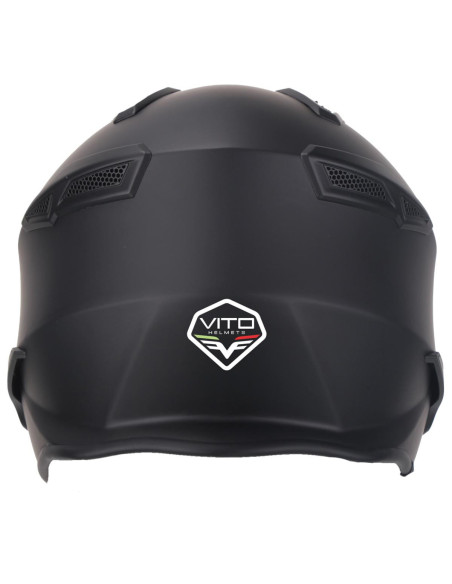 Casque Jet VITO Bruzano Noir Mat