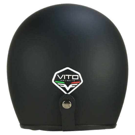 Casque Jet VITO Grande Noir Mat
