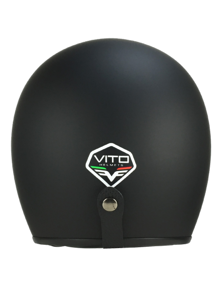 Casque Jet VITO Grande Noir Mat