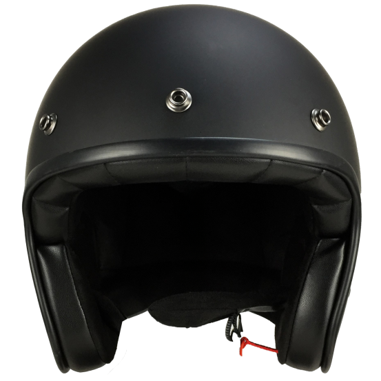 Casque Jet VITO Grande Noir Mat