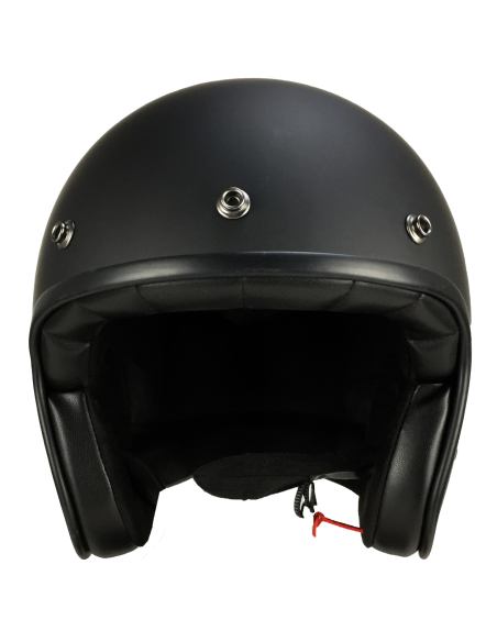 Casque Jet VITO Grande Noir Mat
