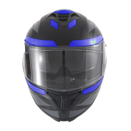 Casque intégral VITO Presto Bleu Brillant / Noir